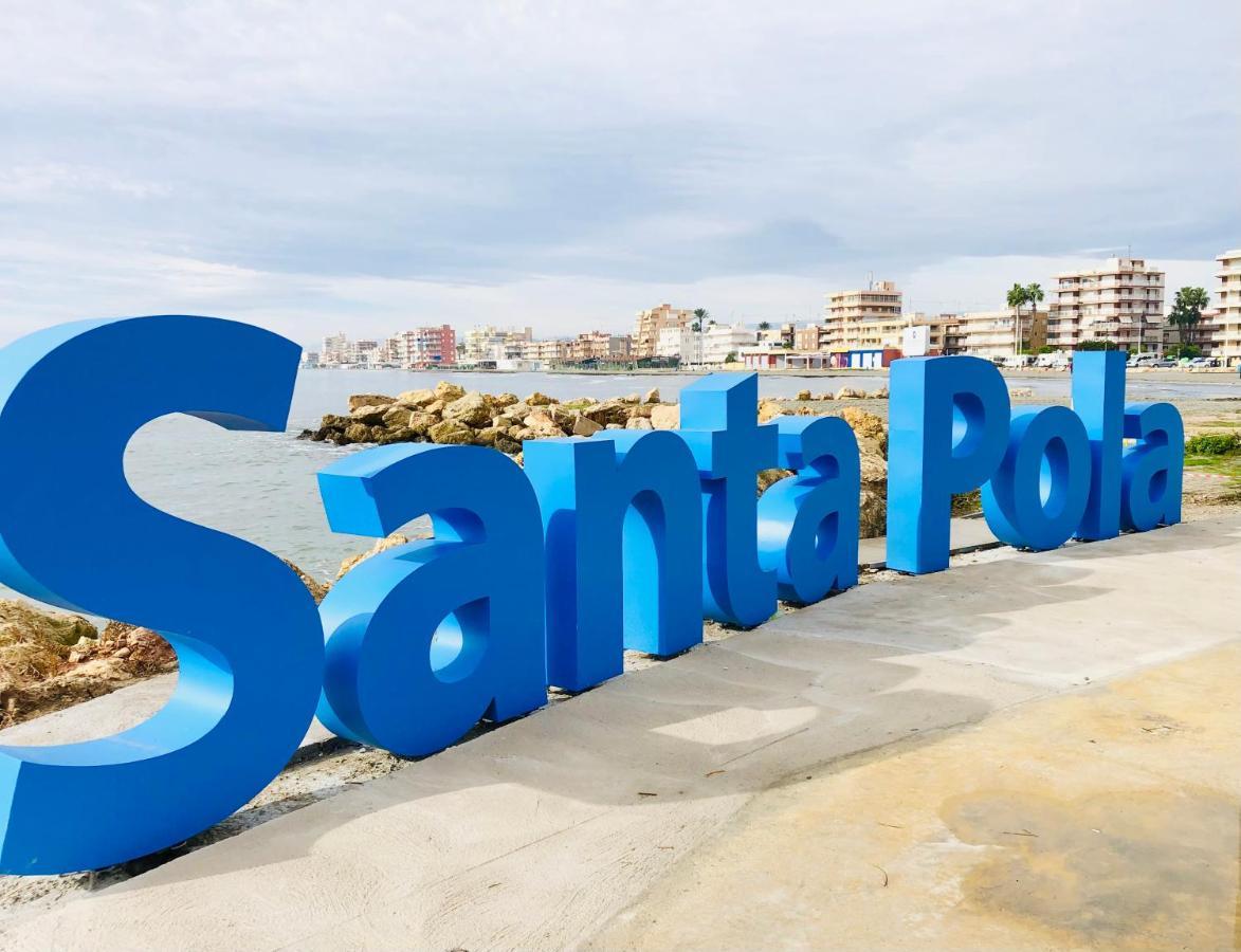 Welcome & Bienvenido A Santa Pola Apartamento A 30 Metros De La Gran Playa المظهر الخارجي الصورة
